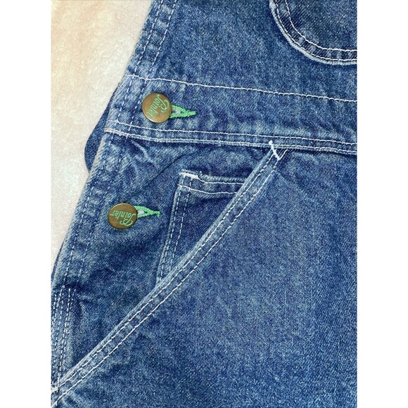 Vintage Mens Jean Denim Bib Overalls Pointer Brand Sz 36 Short Made in USA - Picture 4 of 15